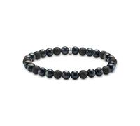 THOMAS SABO Talisman bracelet with tiger eye beads and obsidian