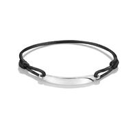 Thomas Sabo Textile bracelet black, 14-24 cm
