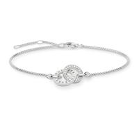 Thomas Sabo Women Bracelet Together Forever Zirconia 925 Sterling Silver A1551-051-14-L19,5V