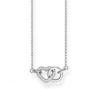 Thomas Sabo Together Heart Small Necklace KE1643-051-14 - Silver,Zirconia