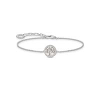 THOMAS SABO 925 Sterling Silver Tree-of Love Charm Bracelet A2160-007-21, Eine Grösse, Sterling Silver, No Gemstone, Eine Grösse, Sterling Silver, No Gemstone