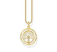THOMAS SABO Ladies Gold Plated 'Tree of Love' Pendant Necklace KE2148-414-14-L45V