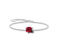 Thomas Sabo True Romance Red Roses Romance Bracelet 1 x 1.3cm, 16-19cm