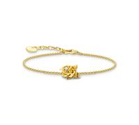 Thomas Sabo True Romance Roses Romance Gold Tone Bracelet 1 x 1.3cm, 16-19cm