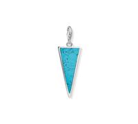 Thomas Sabo Turquoise Triangle Charm Pendant 1.4 x 3.3cm