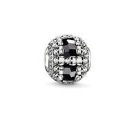 Thomas Sabo Unisex Bead Black Skulls Karma Beads 925 Sterling Silver K0241-698-11