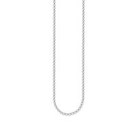 Thomas Sabo Unisex Charm Necklace Round Belcher Chain Charm Club 925 Sterling Silver X0001-001-12