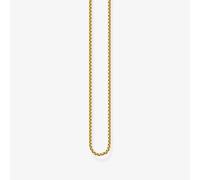 THOMAS SABO Venezia 18ct Gold Plated Box Chain KE1106-413-12-L80