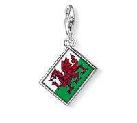 THOMAS SABO Wales Flag Charm Pendant, 1083-007-6, OS, Precious metal, Not applicable