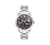 Thomas Sabo Watch with Cosmic dial in Black Silver-Coloured Stainless Steel, Stainless Steel Silver-Coloured