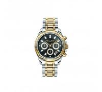 Thomas Sabo Watches Divine Chrono Black Dial Silver Gold-Coloured Watch - Stainless Steel