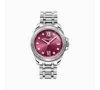 Thomas Sabo Watches Stainless Steel Case Divine Burgundy White Stones Watch