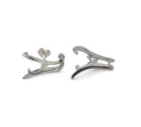 THOMAS SABO Wave Ear Studs Silver 925 with Stones H2229-051-14
