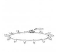 Thomas Sabo White Baguette Zirconia Stones Bracelet A1917-051-14-L19v