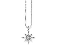 THOMAS SABO White Royalty Star Necklace Silver
