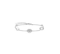 THOMAS SABO White Stone Circles Bracelet Silver