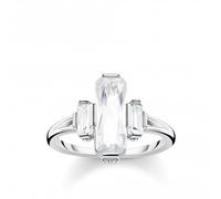 Thomas Sabo White Zirconia Ring TR2267-051-14 - Bold Statement | - Size 48