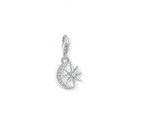 THOMAS SABO Silver Clear and Pink Cubic Zirconia Cocktail Charm 1802-013-27