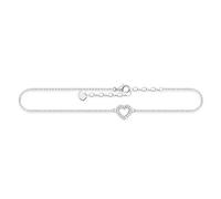 Thomas Sabo Women Anklet Heart 925 Sterling Silver AK0007-051-14-L27v