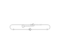 Thomas Sabo AK0036-051-14 Turtle Anklet 925 Silver, Eine Grösse, Precious Metal, Cubic Zirconia
