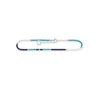 Thomas Sabo Women Anklet with Blue Stones 925 Sterling Silver AK0038-775-7