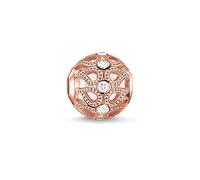 Thomas Sabo Women Bead Dew Drops 925 Sterling Silver; 18K Rose Gold Plating K0146-416-14