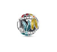 Thomas Sabo Women Bead Dragonfly Karma Beads 925 Sterling Silver K0315-340-7