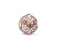 Thomas Sabo , Rosegold Fugu Bead Charm Pendant ,Multicolor female, Sizes: ONE SIZE