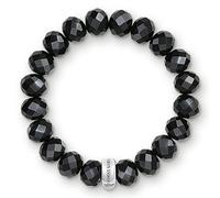 Thomas Sabo Charm Club Large Black Beads Charm Bracelet