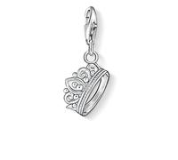 Thomas Sabo Women Charm Pendant Crown Charm Club 925 Sterling Silver 1011-001-12