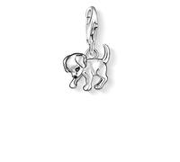 Thomas Sabo women charm pendant dog puppy charm club 925 sterling silver, 1cm, 0885-007-12