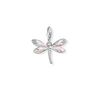 Thomas Sabo Women Charm Pendant Dragonfly Charm Club 925 Sterling Silver 1516-041-9