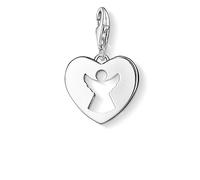 Thomas Sabo Women Charm Pendant Guardian Angel Heart Charm Club 925 Sterling Silver 0869-001-12