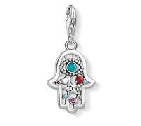 Thomas Sabo Women Charm Pendant Hand of Fatima Charm Club 925 Sterling Silver 1464-333-7