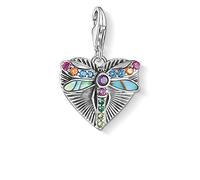 Thomas Sabo Women Charm Pendant Heart Dragonfly Charm Club 925 Sterling Silver 1811-964-7