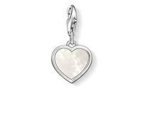 Thomas Sabo Women Charm Pendant Heart Mother of Pearl Charm Club 925 Sterling 0920-029-14