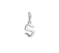 Thomas Sabo Women Charm Pendant Letter A-Z Charm Club Blackened 925 Sterling Silver