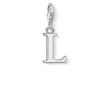Thomas Sabo Women Charm Pendant Letter L Charm Club 925 Sterling Silver 0186-001-12