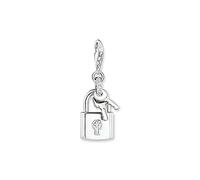 Thomas Sabo Womens Women´s Charm Pendant Lock With Key - Silver - One Size