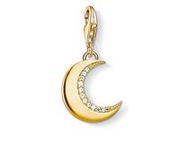 Thomas Sabo Women Charm Pendant Protective Moon Charm Club 925 Sterling Silver 1500-414-14