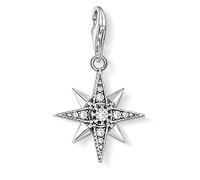 Thomas Sabo Women Charm Pendant Royalty Star 925 Sterling Silver 1756-643-14