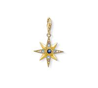Thomas Sabo Women Charm Pendant Royalty Star Charm Club 925 Sterling Silver 1714-959-7