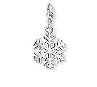 Thomas Sabo Women Charm Pendant Snowflake Charm Club 925 Sterling Silver 0281-001-12