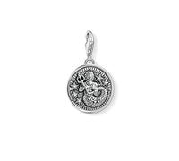 Thomas Sabo Women Charm Pendant Zodiac Sign Aquarius Charm Club 925 Sterling Silver 1638-643-21