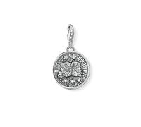Thomas Sabo Women Charm Pendant Zodiac Sign Gemini Charm Club 925 Sterling Silver 1642-643-21