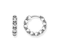 Thomas Sabo Women Hoop Earrings Skulls 925 Sterling Silver CR619-637-22