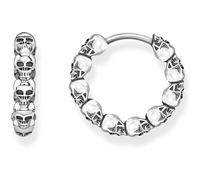 Thomas Sabo Women-Hoop Earrings Skulls Glam & Soul 925 Sterling silver CR619-637-22