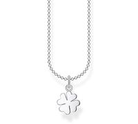 Thomas Sabo Sterling Siver Silver Cloverleaf Necklace KE2037-001-21-L45v - Size 45cm - Sterling Silver