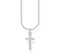 Thomas Sabo Women Necklace Cross Pavé 925 Sterling Silver KE2043-051-14-L45v