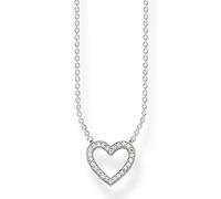 Thomas Sabo Women Necklace Heart Pendant Zirconia 925 Sterling Silver KE1554-051-14-L45V